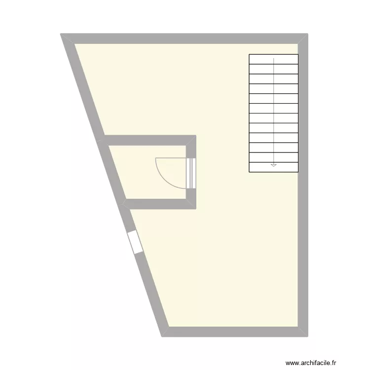 sous-sol 37964. Plan de 2  et 33 m²