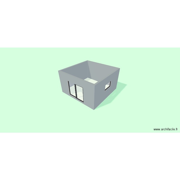 GARAGE FINAL. Plan de 1 pièce et 24 m2