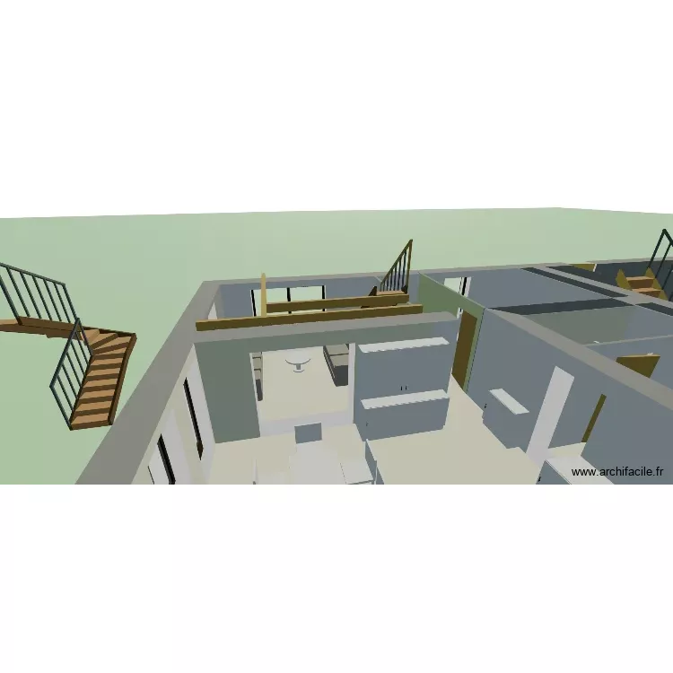 Projet SUD et salon 2. Plan de 44 Pièces et 525 m² Projet SUD et salon 2. Plan de 44 Pièces et 525 m²