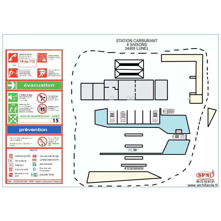 INTERMARCHÉ STATION. Plan de INTERMARCHÉ STATION. Plan de