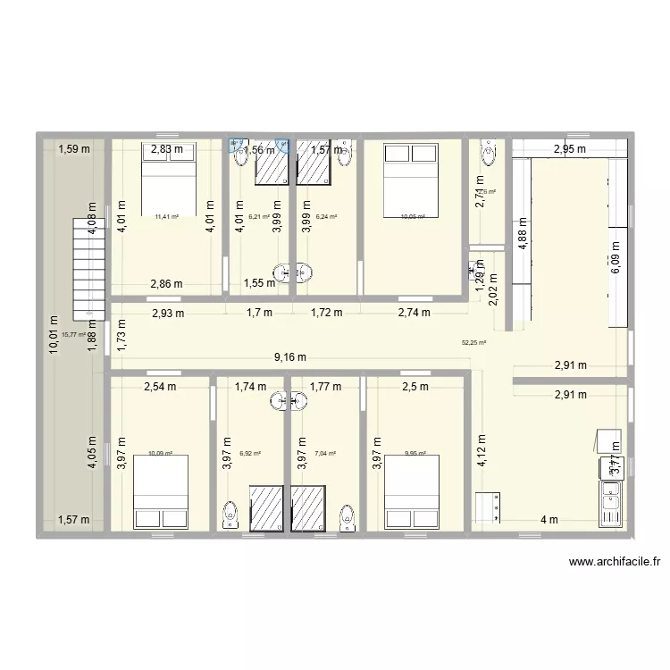 PROJET MAISON 1. Plan de 11 et 139 m² PROJET MAISON 1. Plan de 11 et 139 m²