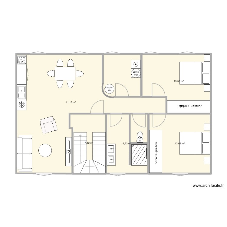 étage 2. Plan de 0 pièce et 0 m2