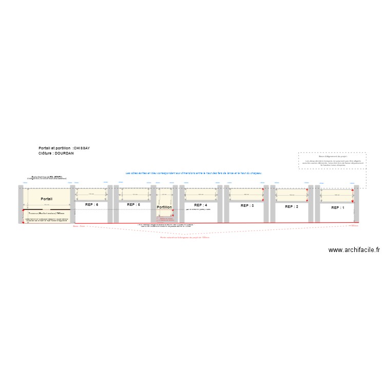 Commande BARDIOT. Plan de 8 pièces et 13 m2