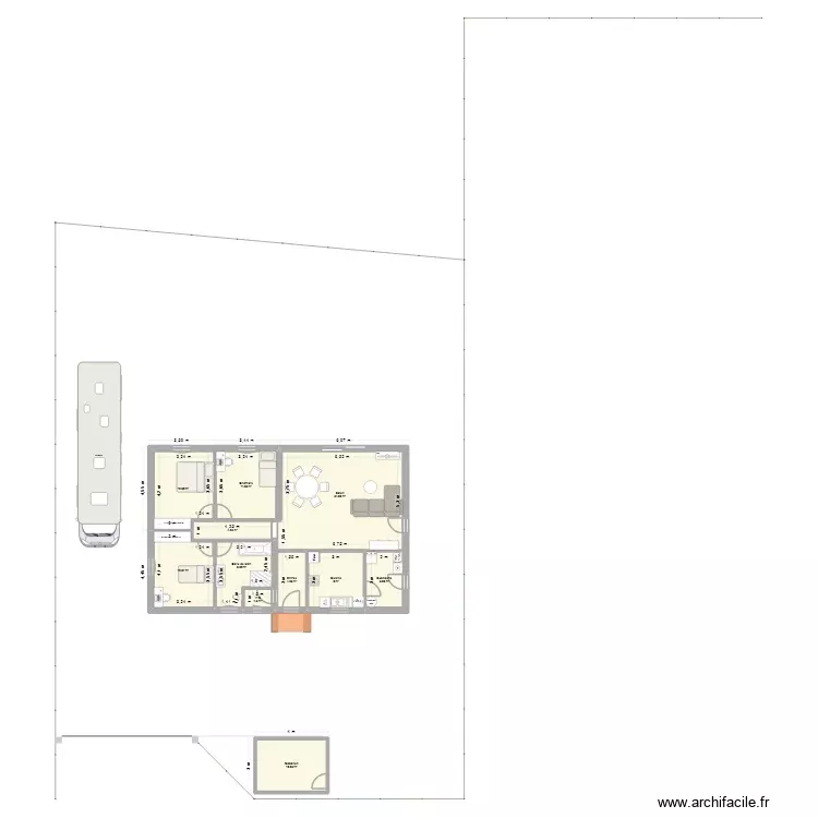 maison 3. Plan de 11 Pièces et 117 m² maison 3. Plan de 11 Pièces et 117 m²