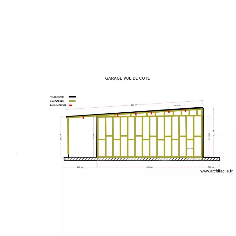 Garage Wambrechies. Plan de Garage Wambrechies. Plan de