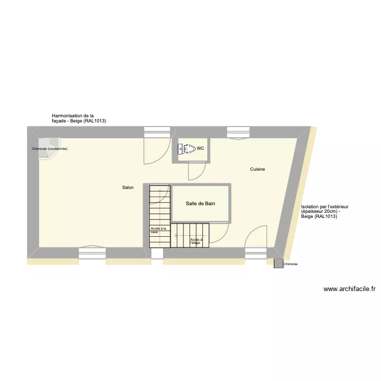 PdM RdC - APRES. Plan de 3  et 35 m²