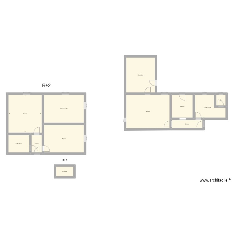 350602323. Plan de 12 pièces et 155 m2