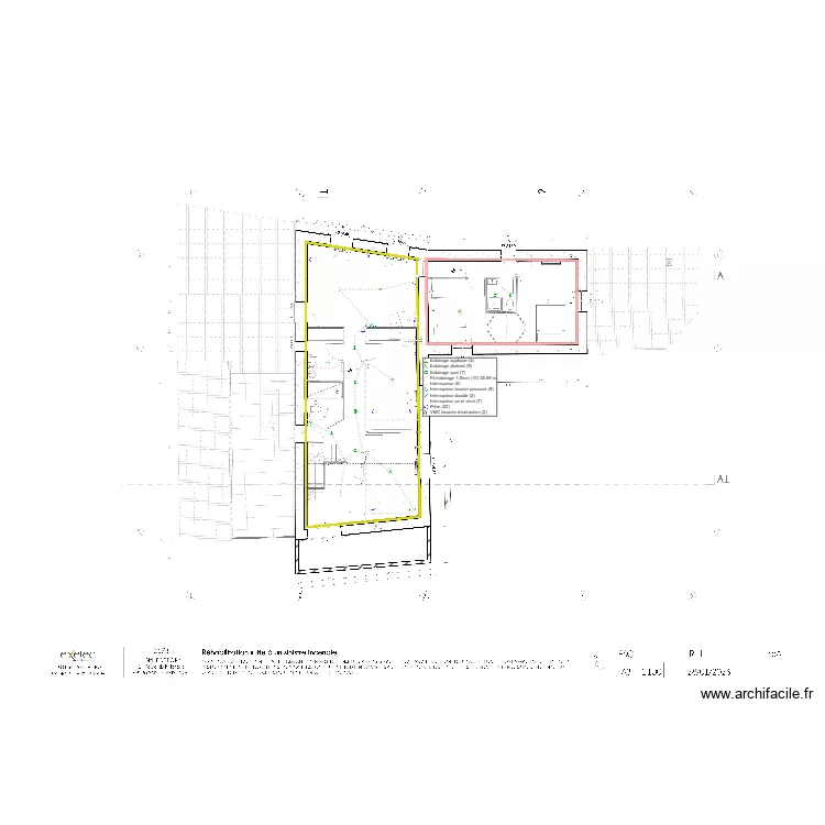 R+1 De Boiry. Plan de 