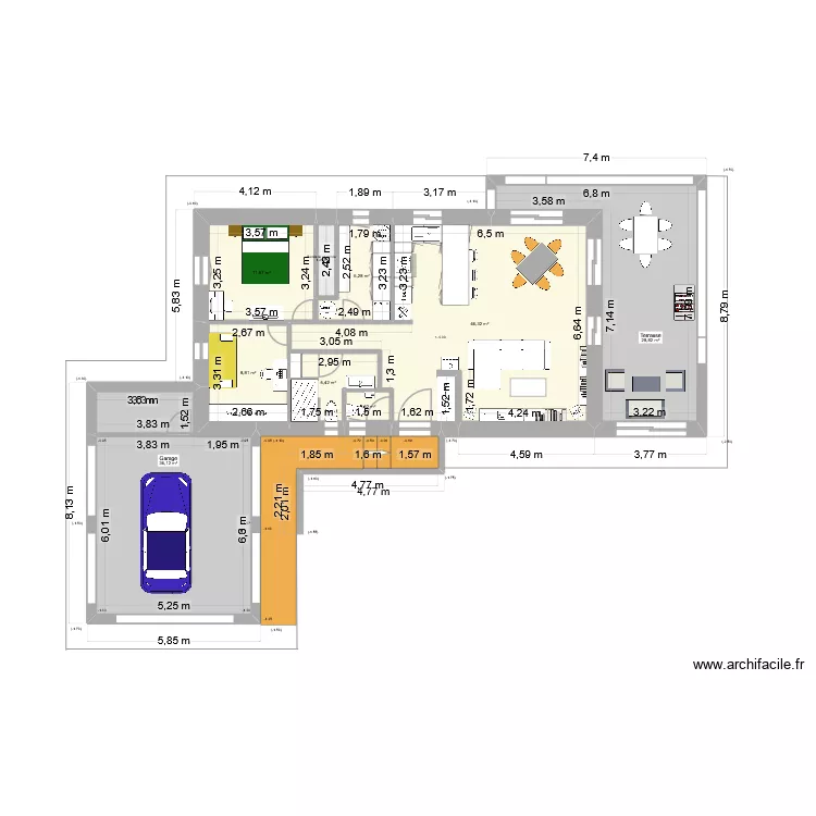 lot 30 dec 2. Plan de 9  et 146 m²