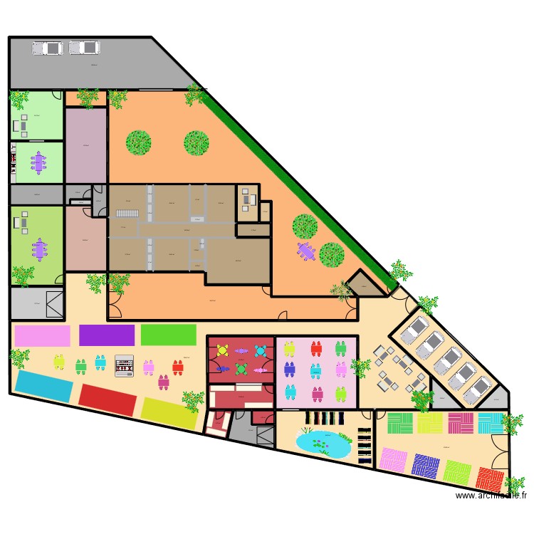 RESTO + CAMPING TINY HOUSE + STANDS 0611D. Plan de 0 pièce et 0 m2