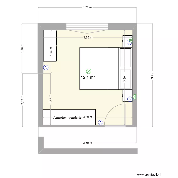 chambre rdc beaune. Plan de 1 et 12 m² chambre rdc beaune. Plan de 1 et 12 m²