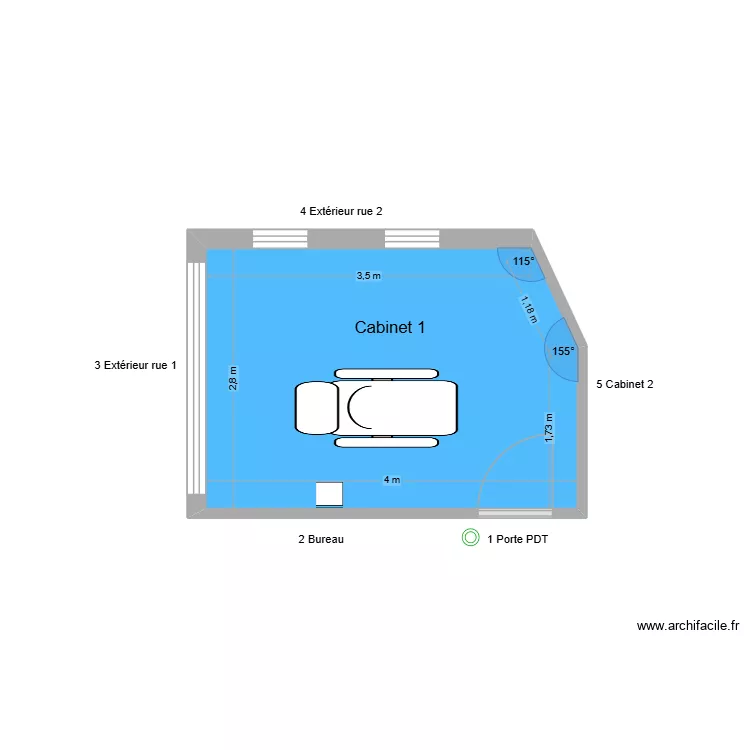 50678 Cabinet 1. Plan de 