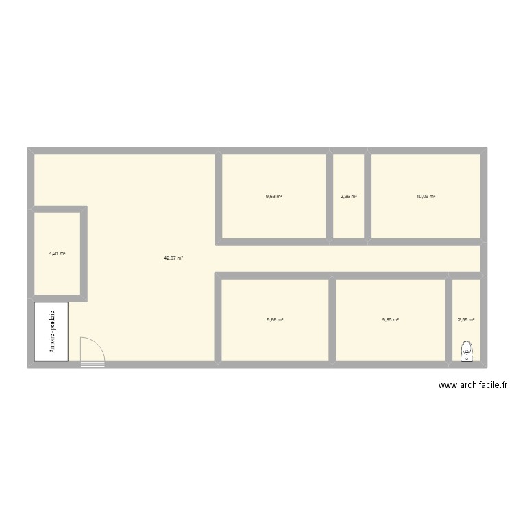Maison. Plan de 0 pièce et 0 m2