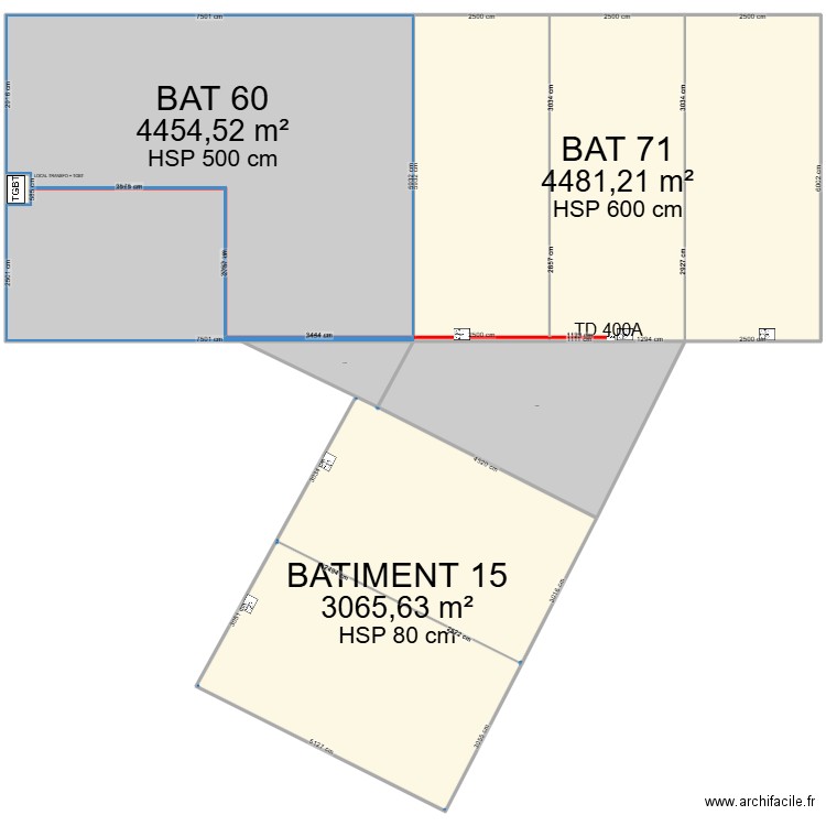 LOCAL UTTI. Plan de 8 pièces et 450 m2