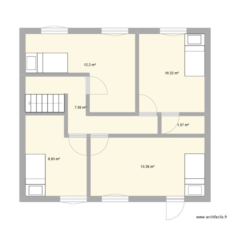 deuxieme etage. Plan de 0 pièce et 0 m2