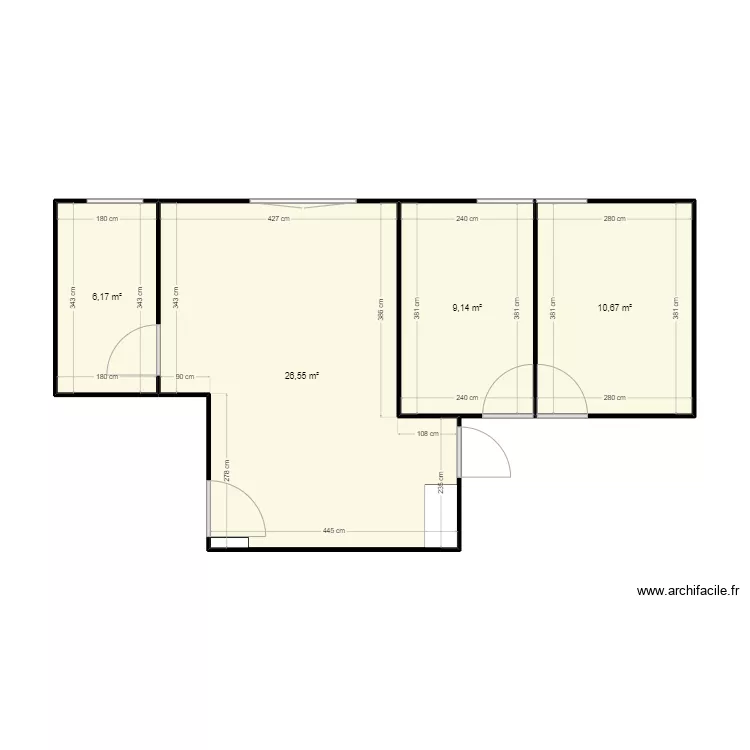 Appartement. Plan de 