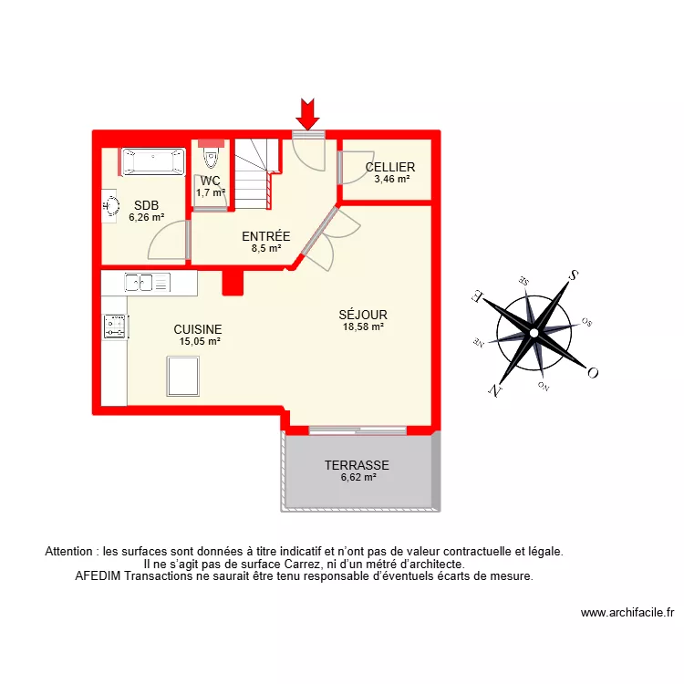 BI 29926 -. Plan de 16  et 113 m²