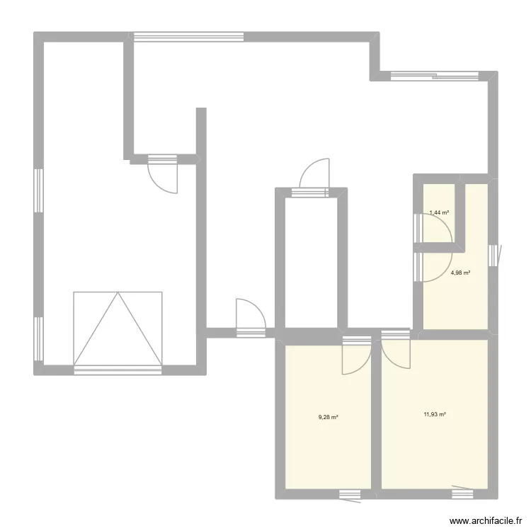 plan1. Plan de 4 et 28 m² plan1. Plan de 4 et 28 m²