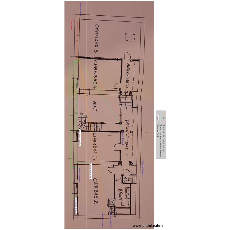 Reseau Maison. Plan de 0 pièce et 0 m2