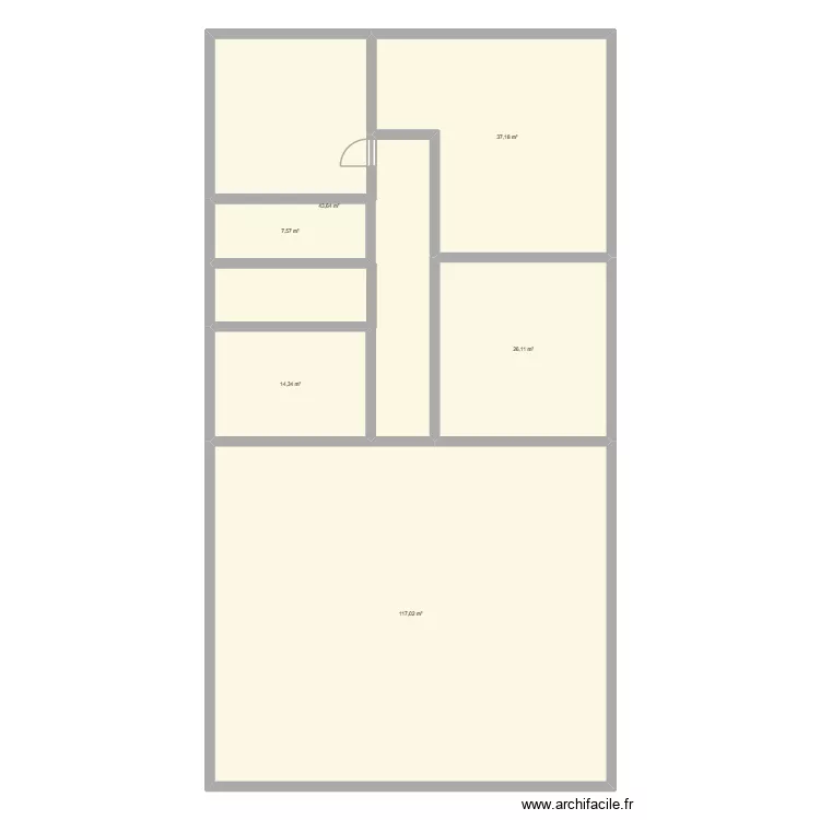 vallauris. Plan de 6 pièces et 246 m²