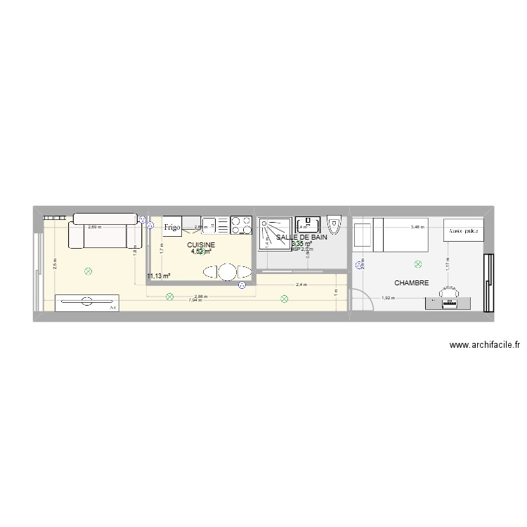 conteneuretudiant. Plan de 0 pièce et 0 m2