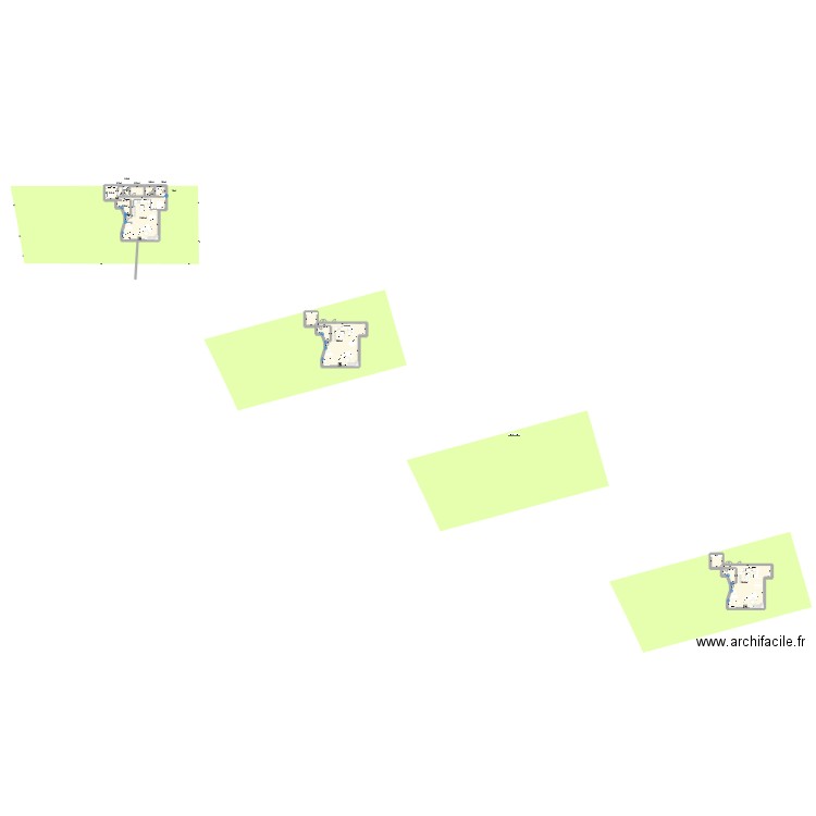JVB2. Plan de 6 pièces et 159 m2