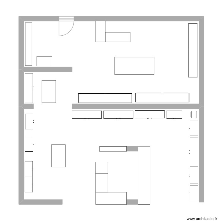 Magasin JDB. Plan de 0 pièce et 0 m2 Magasin JDB. Plan de 0 pièce et 0 m2
