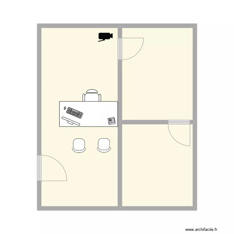 0063 - BUREAU DE GESTION. Plan de 