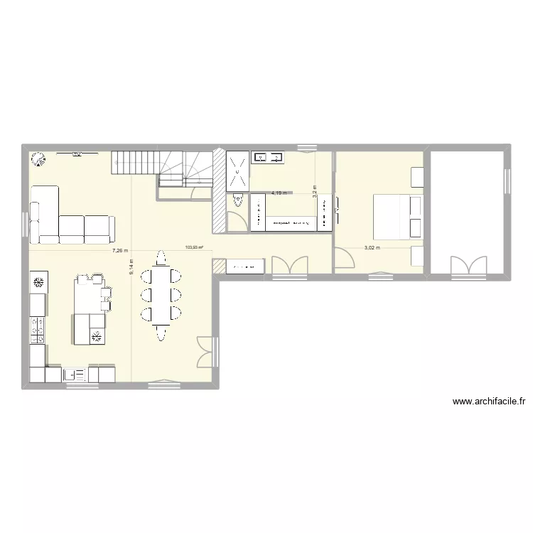 MAISSON LAVERNAT 4. Plan de MAISSON LAVERNAT 4. Plan de