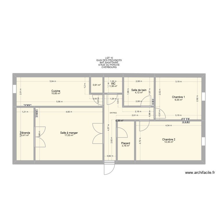 BAT SAGITTAIRE LGT 10. Plan de 0 pièce et 0 m2