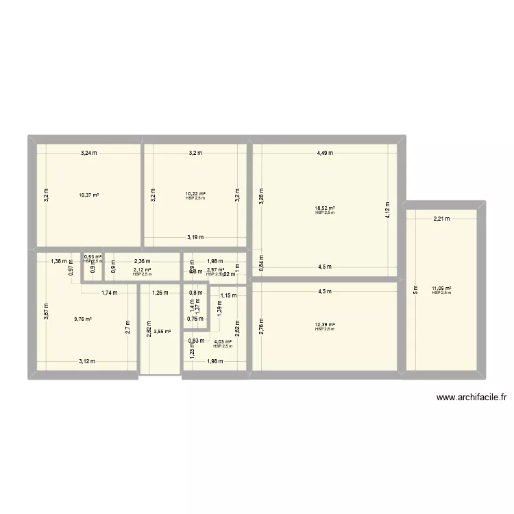 Plan original. Plan de 