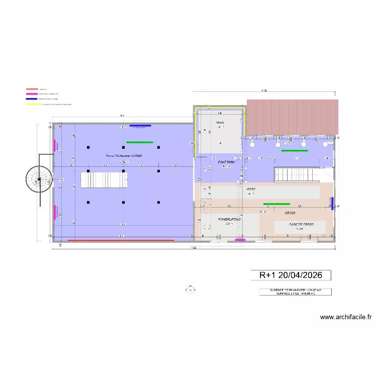 R+1 FP ST JOSEPH 21042026. Plan de R+1 FP ST JOSEPH 21042026. Plan de