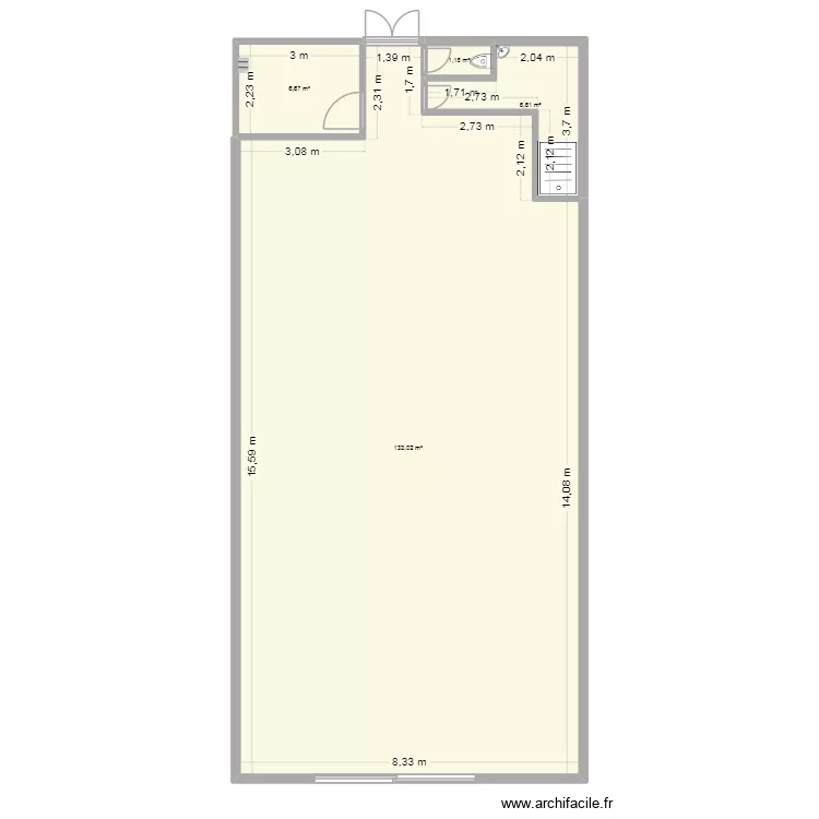 LOCAL SERVAIS. Plan de 