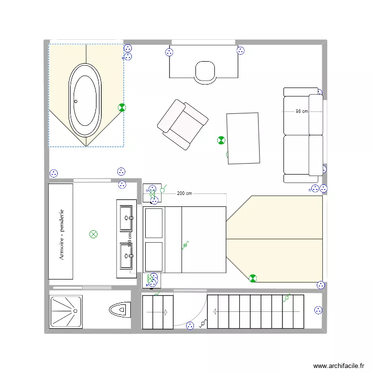 Etage Poussin Carantec philae. Plan de Etage Poussin Carantec philae. Plan de