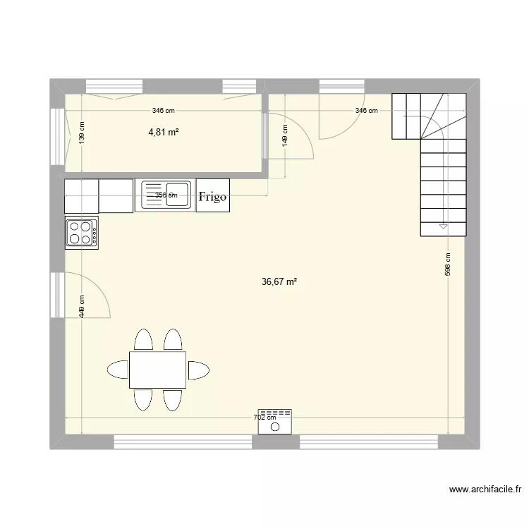 maisonnette. Plan de 