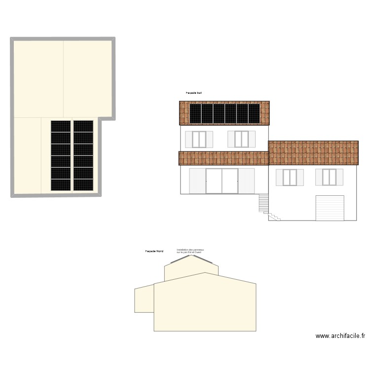 PASSARIELLO. Plan de 1 pièce et 102 m2