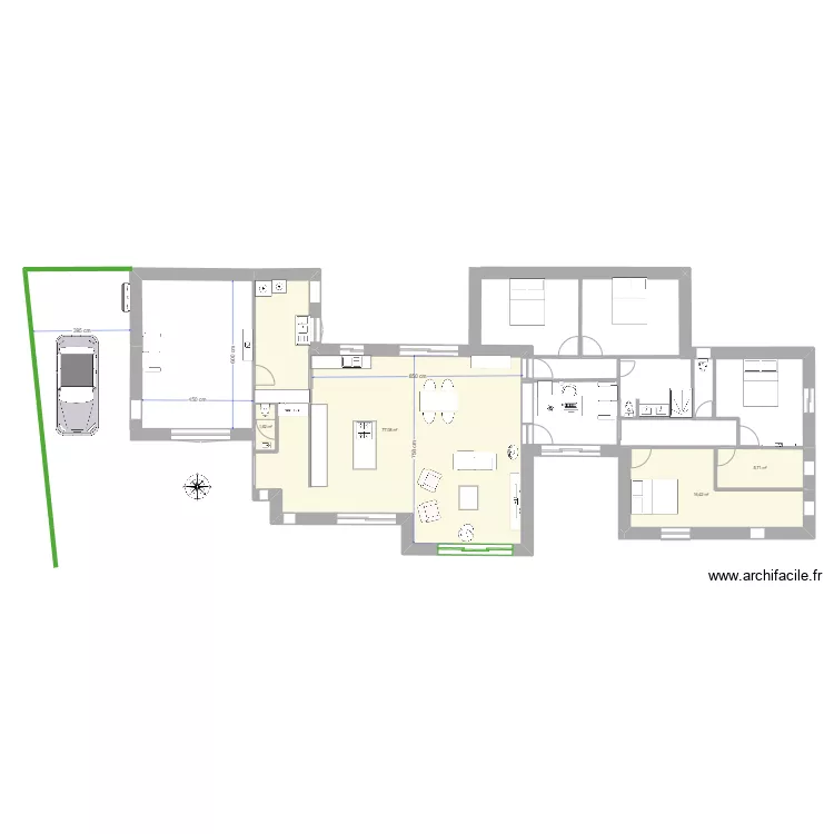 notre dame batisseurs challandais. Plan de 