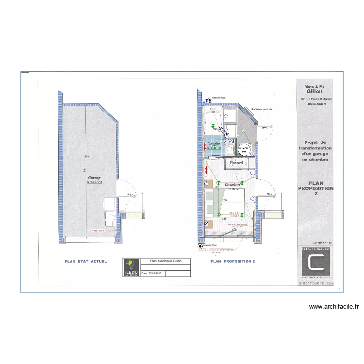 Plan électrique Gillon. Plan de Plan électrique Gillon. Plan de