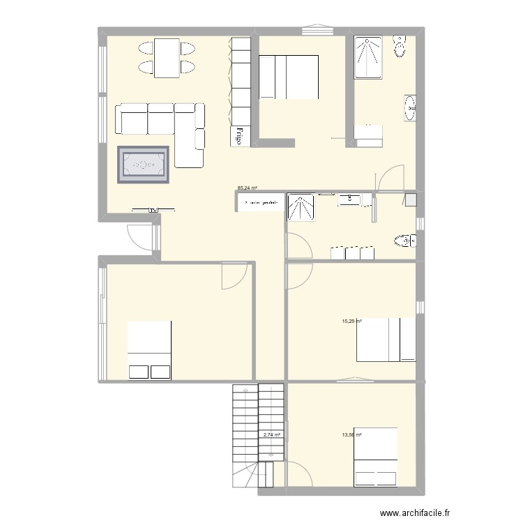 appart Chris 3. Plan de 0 pièce et 0 m2
