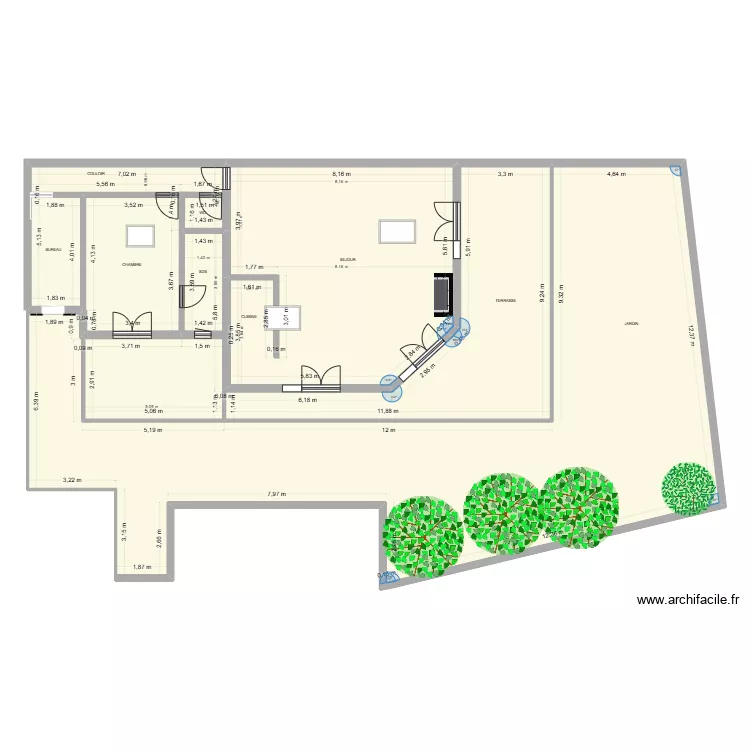 LONGEVILLE suite. Plan de 