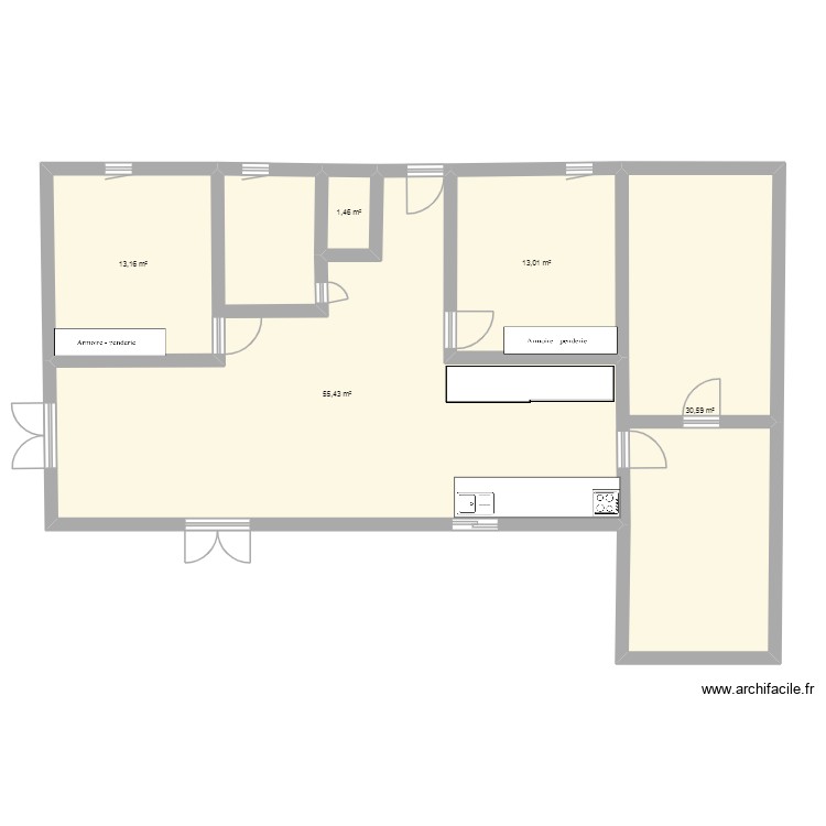 maison. Plan de 0 pièce et 0 m2