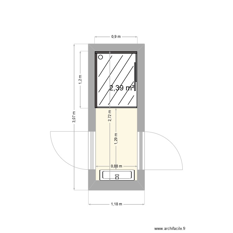 SDD 2EME ETAGE. Plan de 0 pièce et 0 m2