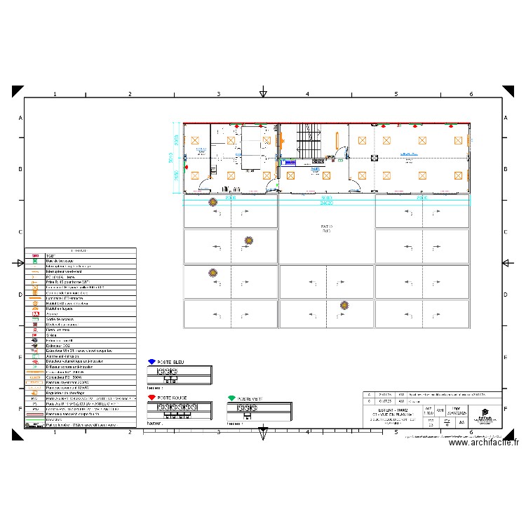 Bureaux Diderot. Plan de 0 pièce et 0 m2