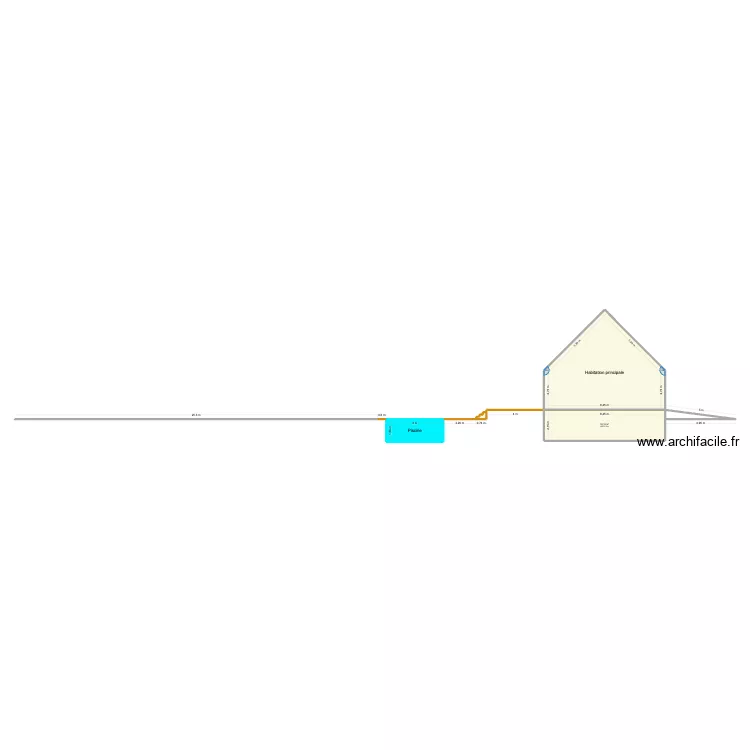 Plan de coupe piscine. Plan de 5 et 67 m² Plan de coupe piscine. Plan de 5 et 67 m²