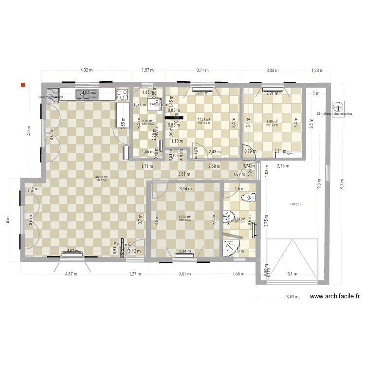 Dolomieu 2. Plan de 0 pièce et 0 m2