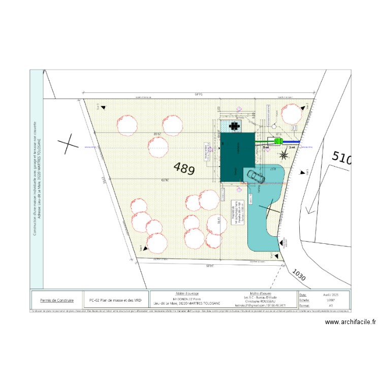 SCI MPC Gonzalez. Plan de 0 pièce et 0 m2