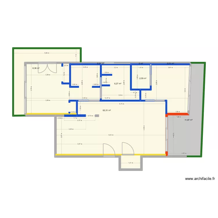 CUISINE 4 CIRODDE -MOBILIER FINALISE. Plan de 8 et 91 m² CUISINE 4 CIRODDE -MOBILIER FINALISE. Plan de 8 et 91 m²