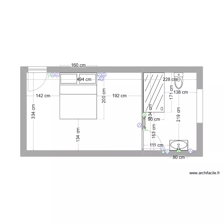 ARMINGEON CHAMBRE AMIS. Plan de 0 pièce et 0 m2 ARMINGEON CHAMBRE AMIS. Plan de 0 pièce et 0 m2