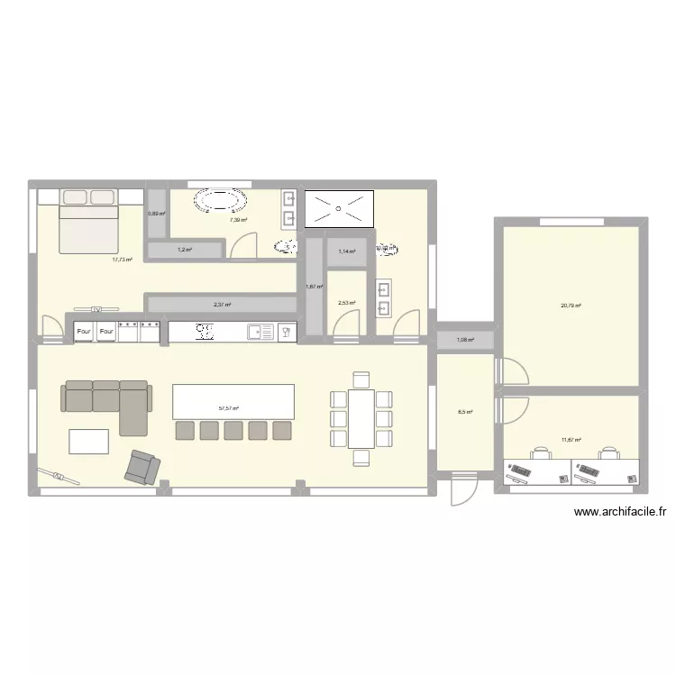 obermoshel. Plan de 14 Pièces et 143 m² obermoshel. Plan de 14 Pièces et 143 m²