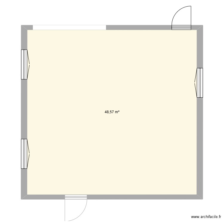 Plan existant. Plan de 0 pièce et 0 m2